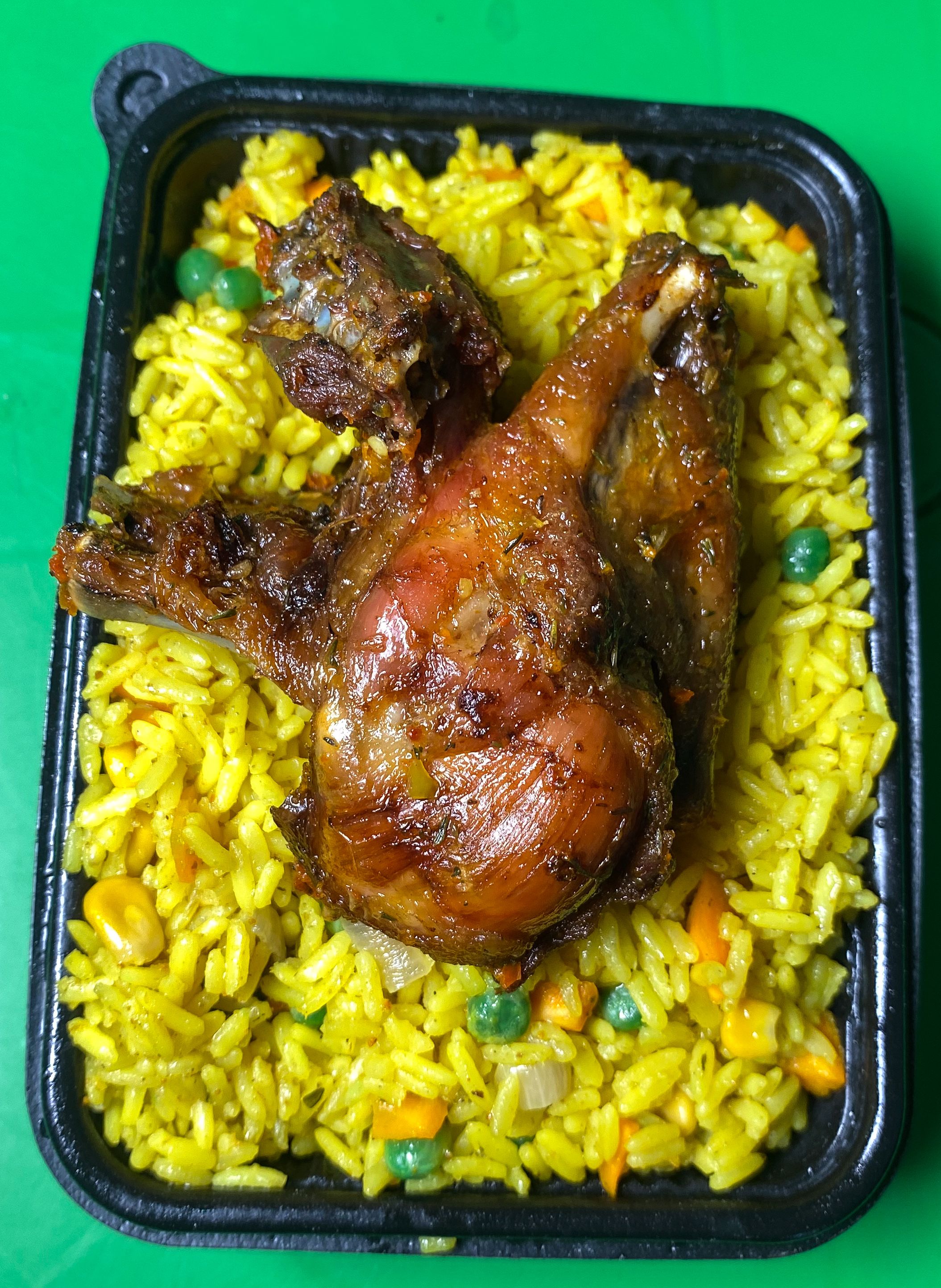 Fried Rice and Chicken
